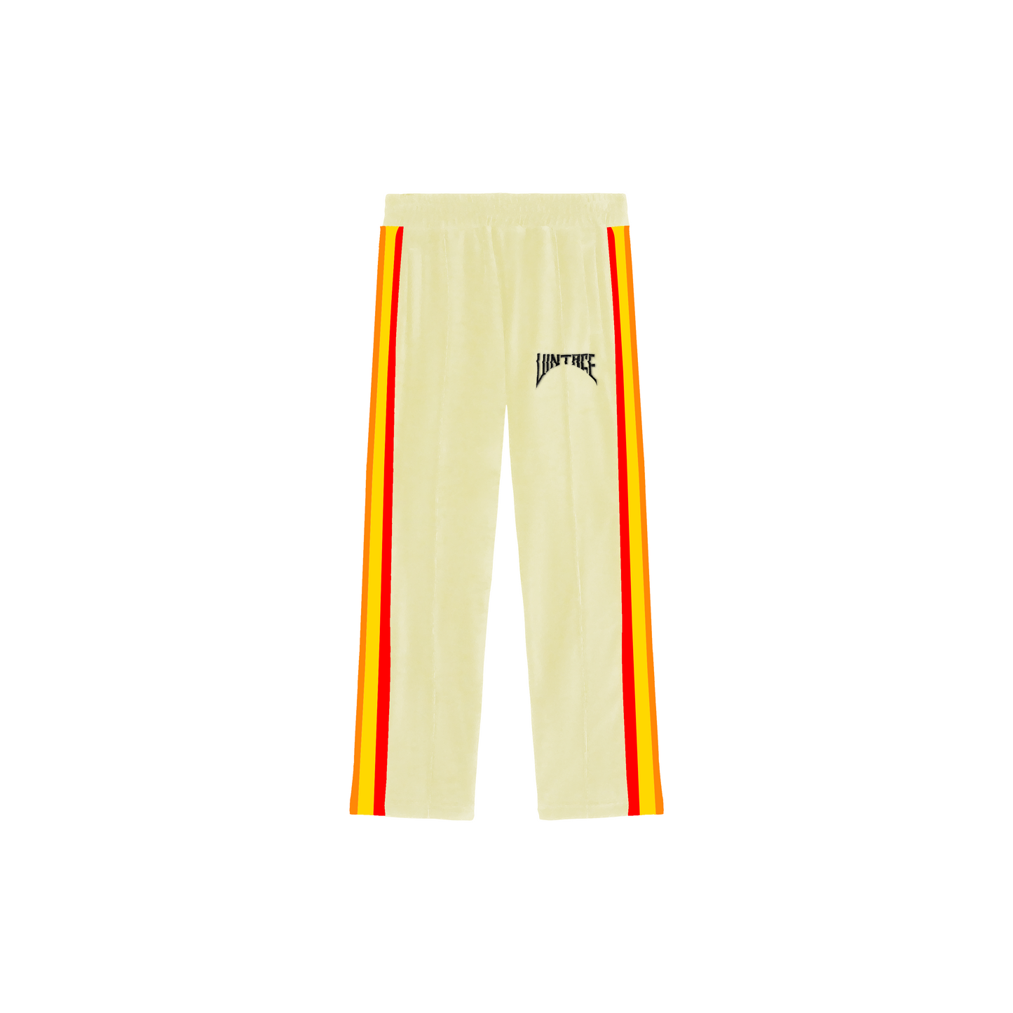 CREAM TRACK PANTS