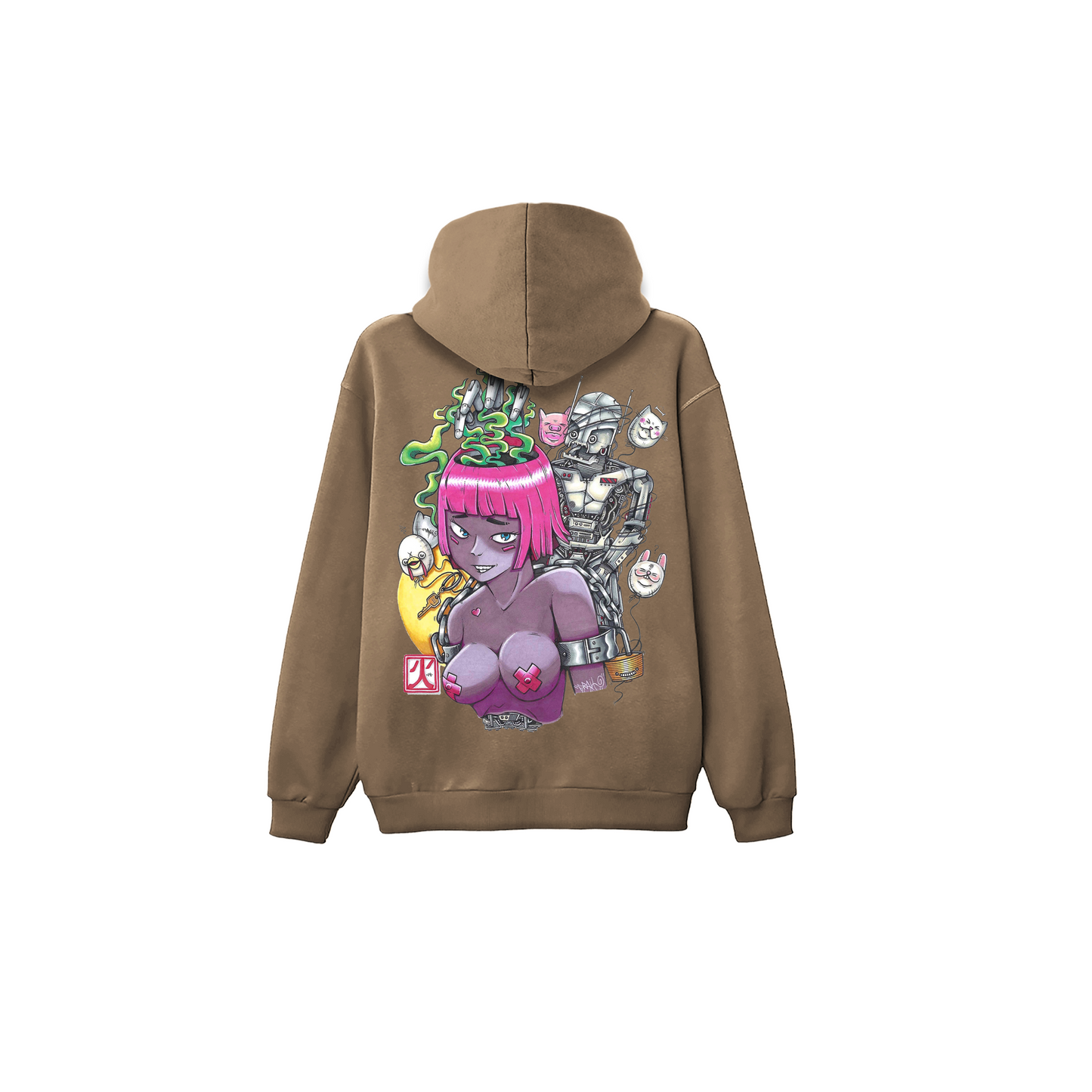 TAN ANIME HOODIE