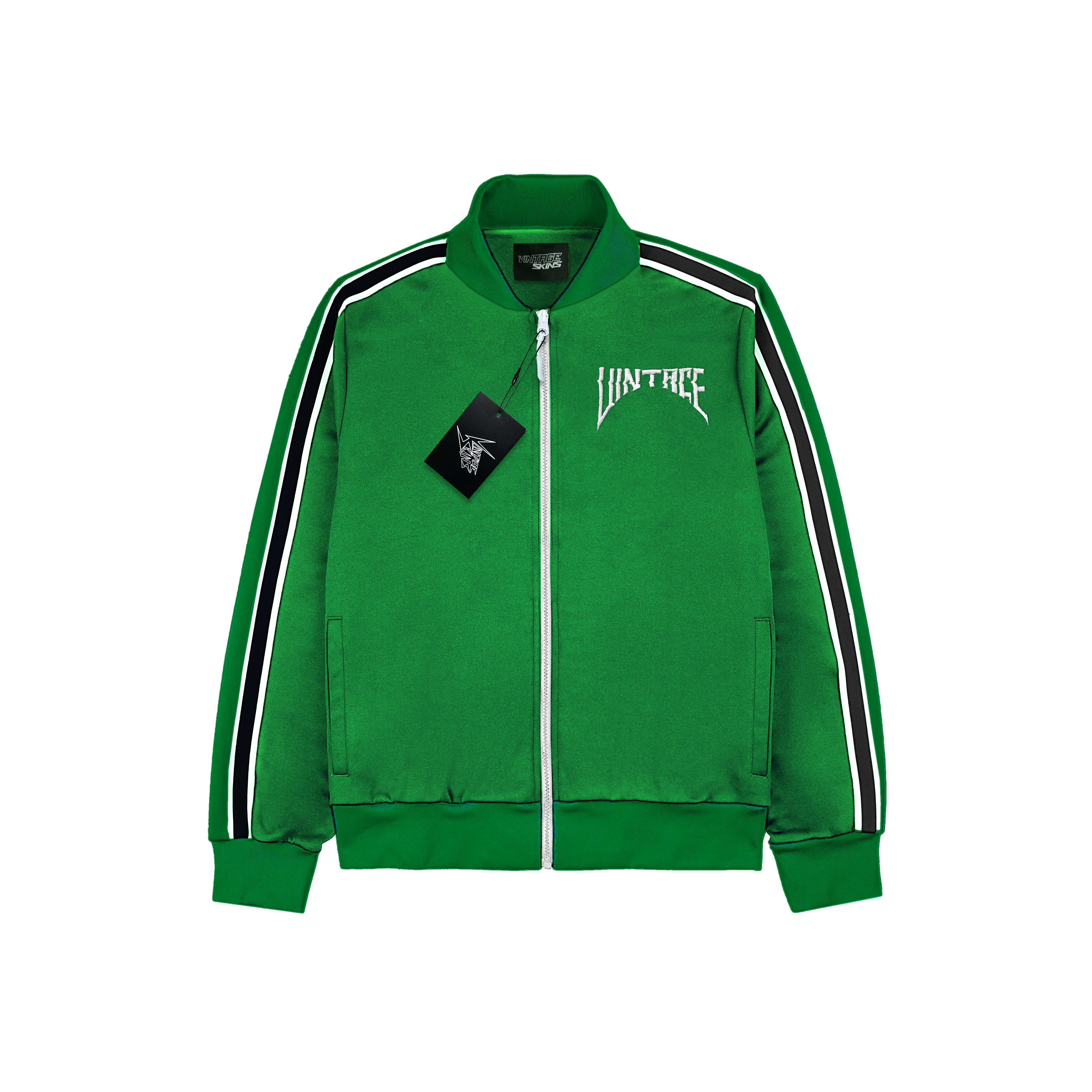 GREEN TRACK JACKET – VINTAGE SKINS
