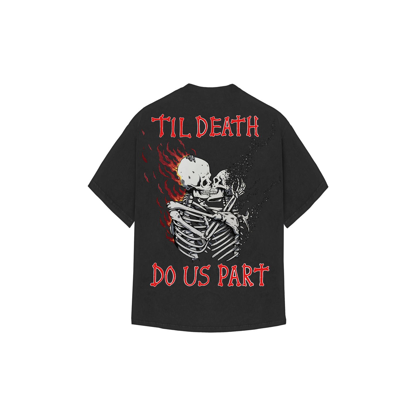 BLACK/RED TILL DEATH TEE