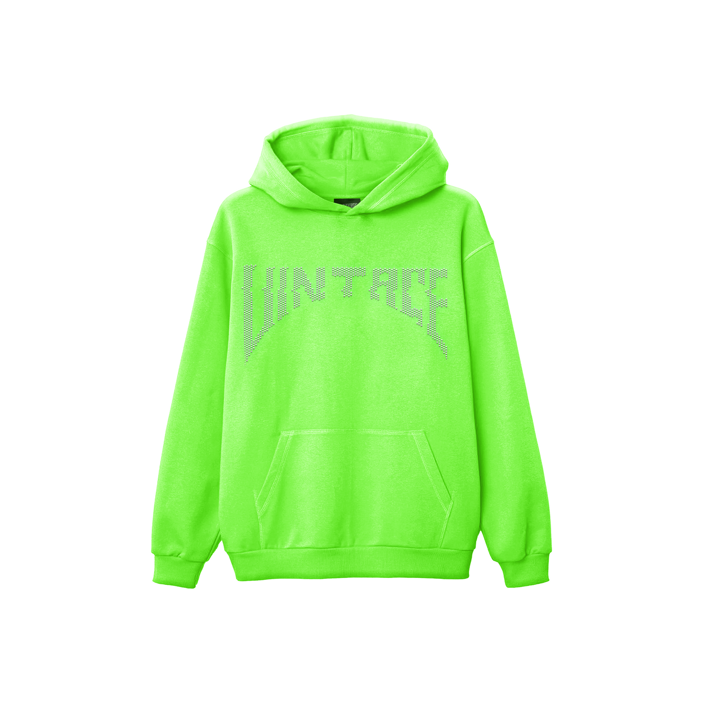 NEON RHINESTONE HOODIE