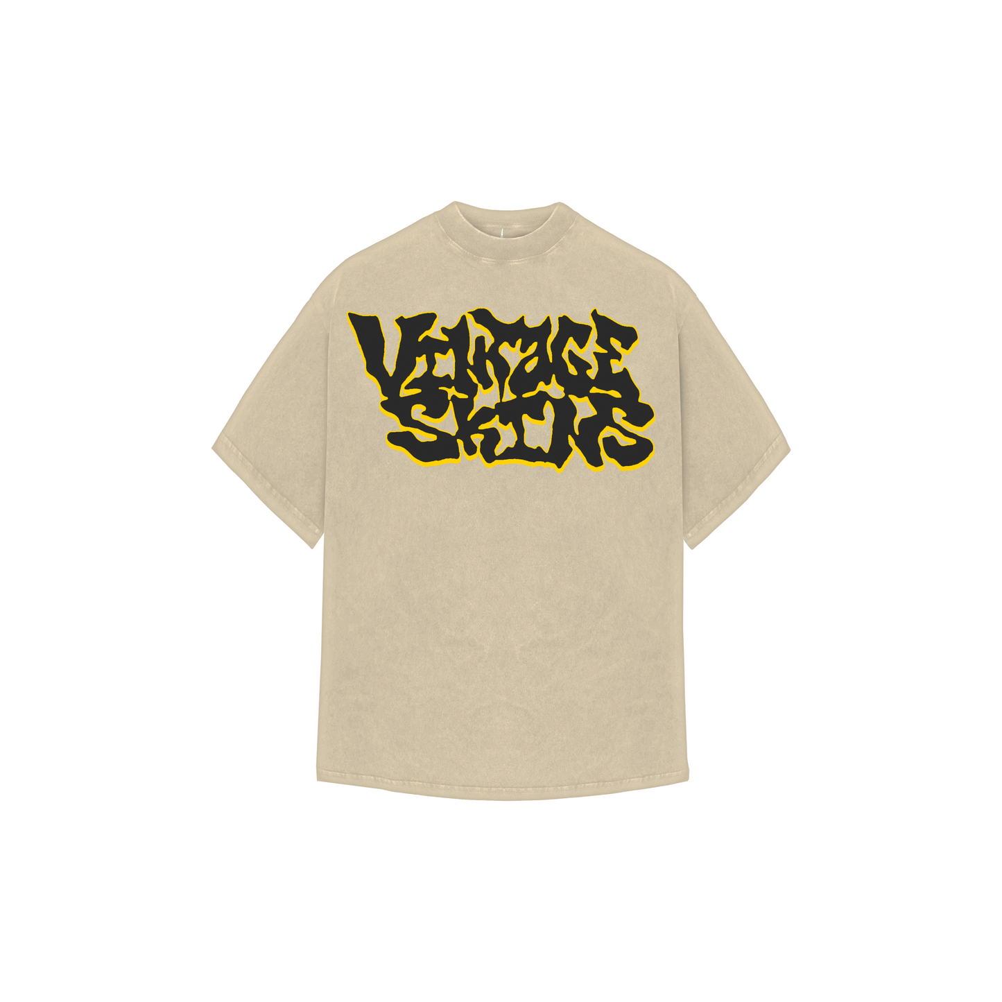 TAN GRAFFITI TEE