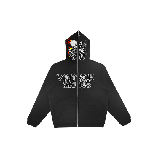 (KIDS) TILL DEATH ZIP-UP BLACK
