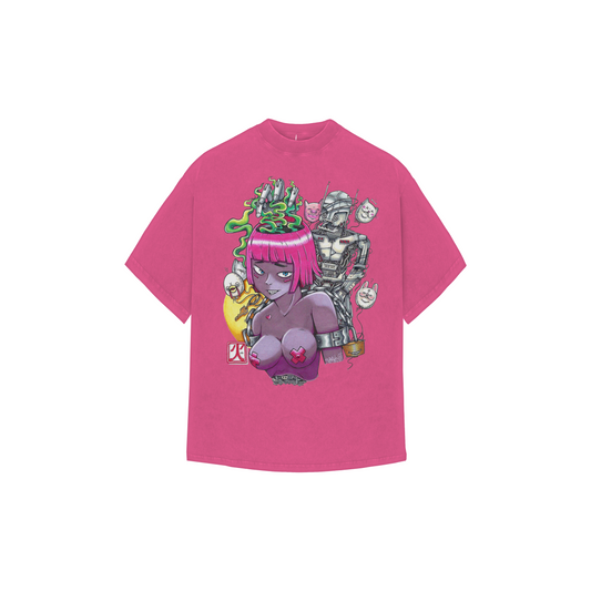 PINK ANIME TEE